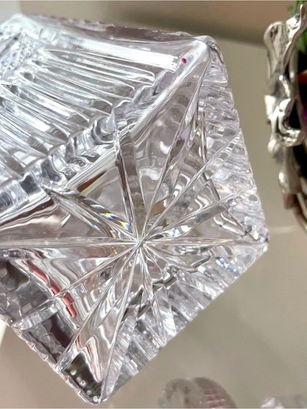 American Brilliant Period  Cut Glass Crystal Decanter -